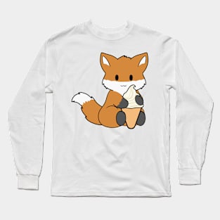 Ice Cream Fox Long Sleeve T-Shirt